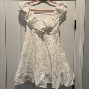 Lilly Pulitzer White Eyelit Dress